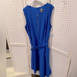 TAYLOR Sleeveless Blue Dress NWT Size 20W